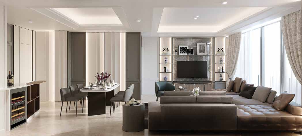 Living and dining room